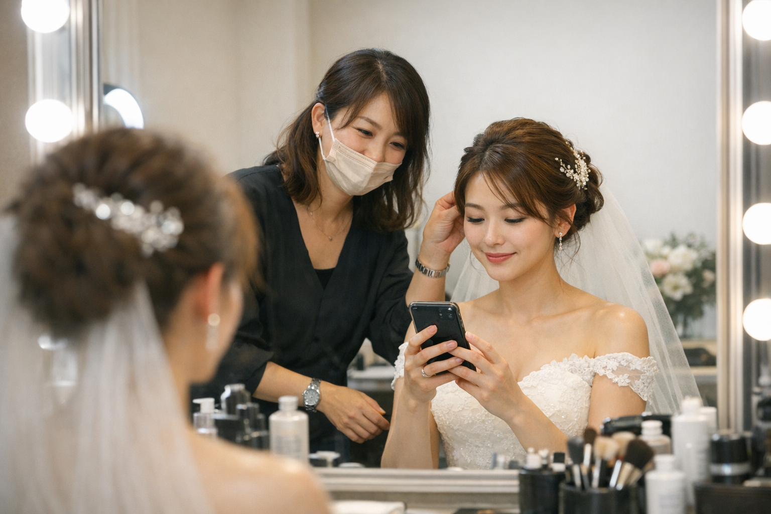 前撮りで後悔しない花嫁ヘア