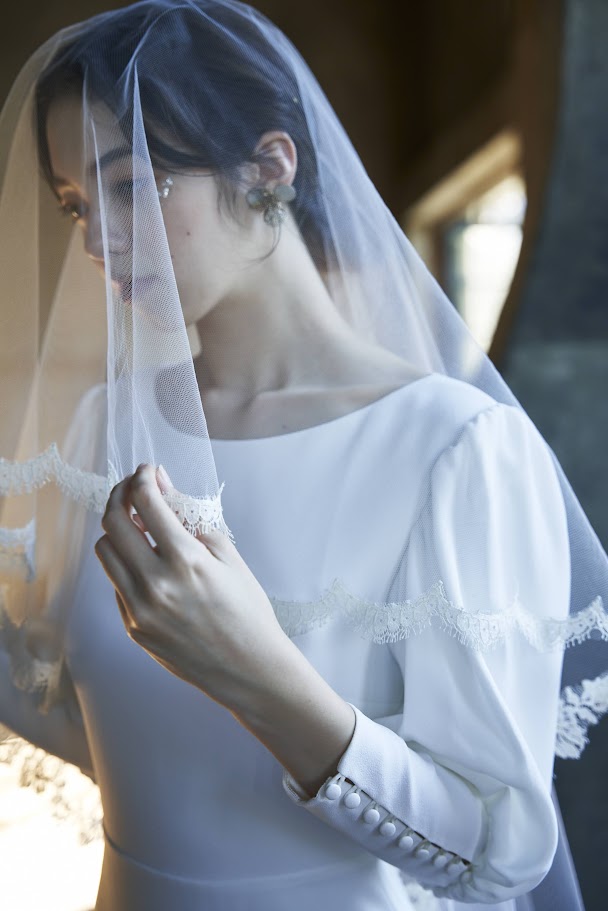 ヘアアクセサリー・ベールとの組み合わせ